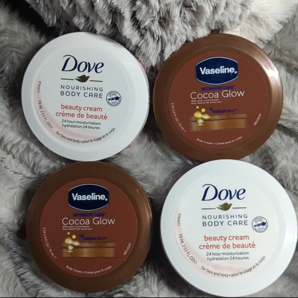Bundle of 4 Dove & Vaseline body cream - Picture 4 of 4